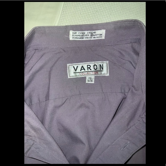 Dress shirt Varon Collection. Size 17.5. 34-35 - Picture 2 of 3